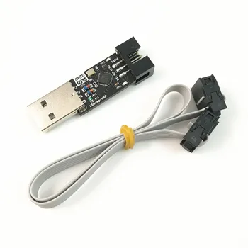 USBasp-H6P ISP 5V AVR Programuotojas ATMEGA8 ATMEGA128 Naujas + 6PIN Laidas Paramos Win7 64Bit