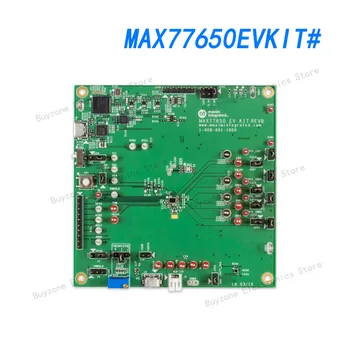 MAX77650EVKIT# MAX77650 ultra-low power PMIC, 3-išėjimo SIMO, įkroviklis, pritaikyta mažoms Li+