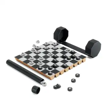 Rolz Šachmatų Šaškių Rinkinys