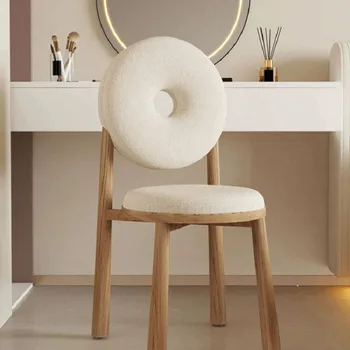 Balta Prabangos Dizaineris Valgomojo Kėdės Šiuolaikinio Šurmulio Mobiliojo Ergonomiškas Grindų Kėdė Tuštybės Muebles Para El Hogar Restoranas Furiture