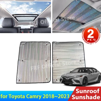 Dalimis Toyota Camry XV70 70 2018 2019 2020 2021 2022 2023 8 Gen Stoglangis skėtį nuo saulės Stogo Saulės Šilumos Izoliacija Priekinio stiklo
