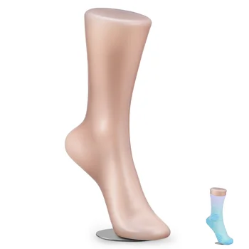 Plastikiniai Pėdos Formos Bato Rodymo Moterų Batai Užpildas Dezodorantas Netikrą Kojos Kojinių Laikiklio Modelio Kojinės