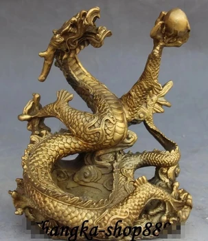 Patung Naga Hewan Tahun Zodiakas Ukiran Fengshui Tiongkok