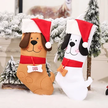 Šunų Ir Šuniukų Stiliaus Kalėdų Kojinę, Šuo Temą Kalėdų Dovana, Dekoro Kalėdų Dekoracijos