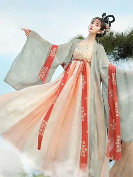 Senovės Kinų Kostiumas Pasakų Hanfu Suknelė Moterims, Elegantiškas Tradicinės Kinų Tango Kostiumu Mergina Tauriųjų Princesė Liaudies Šokių Kostiumas