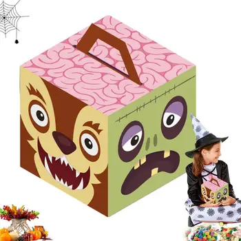 Naujovė Helovinas Saldainių Dėžutė Kūrybos Helovinas Gydyti Box Popieriaus Dovanų Slapukas Langelį Apgauti Gydyti Halloween Party Tiekimo Saldainiai