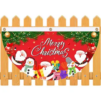 Kalėdų Lauko vėduoklės formos Vėliavos Banner Kalėdų Dekoro Namų 2023 Kalėdų Lašas Ornamentu Kalėdos Navidad Dovana Naujųjų Metų 2024