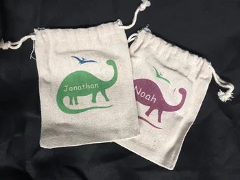 Dinozaurų šalis gimtadienio, vestuvių naudai dovana Raišteliu krepšiai rinkiniai šalis Saldainių maišeliai