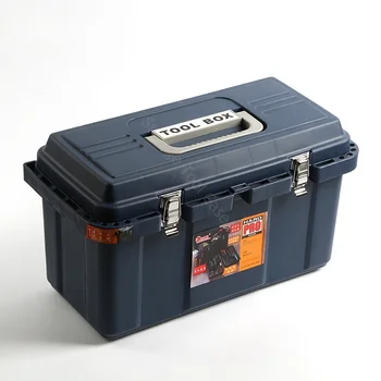 Įrankių dėžė nustatyti plastikinis lagaminas pramoninės klasės daugiafunkcinis įrankis, talpinimo sunku atveju nešiojamų Aparatūros įrankis organizatorius
