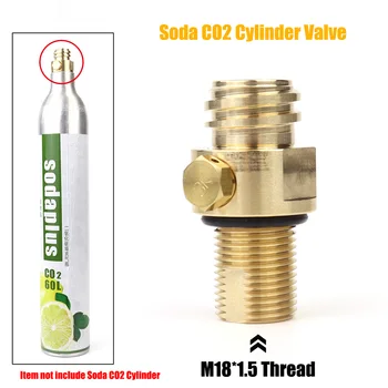 Sodos Vandens Srauto Daugkartiniai CO2 Cilindrų Pin Vožtuvas M18*1.5 Įėjimo į TR21-4 Galia