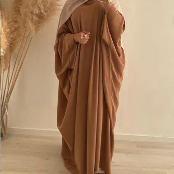 2023 Moterų Europos ir Amerikos Artimųjų Rytų Dubajus turkijos Didelio Dydžio vientisos Spalvos Skraiste Suknelė FY124845