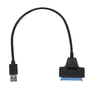 USB 3.0 2,5 colių SATA Kietojo Disko Adapteris Kabelis SATA Į USB 3.0 Konverteris-Juoda