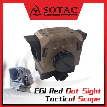 SOTAC Medžioklės ĮRANKIŲ taikymo Sritis DI EG1 Red Dot Akyse Holografinis 1.5 ŽŪM Reflex Optinį Taikiklį Tinka 20mm Geležinkelių