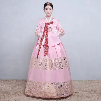 Naujas korėjos Senovės Kostiumas Tradicinio korėjiečių Kostiumas Moterų Teismas Suknelės Pagerėjo Dachangjin korėjos Kostiumas Šokių Šou